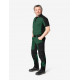 Konrad, poloshirt, groen-zwart Konrad, poloshirt, groen-zwart