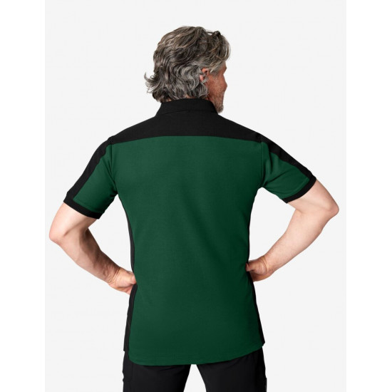 Konrad, poloshirt, groen-zwart Konrad, poloshirt, groen-zwart