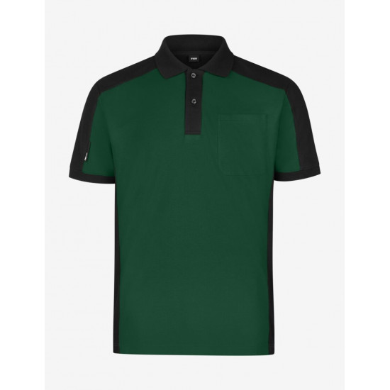 Konrad, poloshirt, groen-zwart Konrad, poloshirt, groen-zwart
