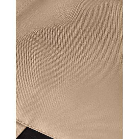 Leo, werkbroek, elastisch, beige-zwart