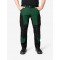 Leo, werkbroek, elastisch, groen-zwart