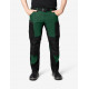 Leo, werkbroek, elastisch, groen-zwart Leo, werkbroek, elastisch, groen-zwart