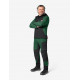 Leo, werkbroek, elastisch, groen-zwart Leo, werkbroek, elastisch, groen-zwart
