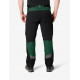 Leo, werkbroek, elastisch, groen-zwart Leo, werkbroek, elastisch, groen-zwart