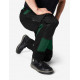 Leo, werkbroek, elastisch, groen-zwart Leo, werkbroek, elastisch, groen-zwart