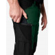 Leo, werkbroek, elastisch, groen-zwart Leo, werkbroek, elastisch, groen-zwart