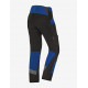 Leo, werkbroek, elastisch, korenblauw-zwart