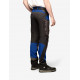 Leo, werkbroek, elastisch, korenblauw-zwart