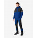 Leo, werkbroek, elastisch, korenblauw-zwart
