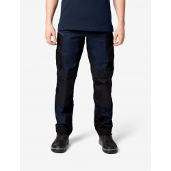 Leo, werkbroek, elastisch, marine-zwart