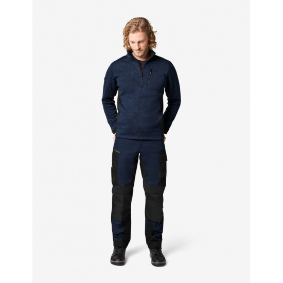 Leo, werkbroek, elastisch, marine-zwart Leo, werkbroek, elastisch, marine-zwart
