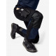 Leo, werkbroek, elastisch, marine-zwart Leo, werkbroek, elastisch, marine-zwart