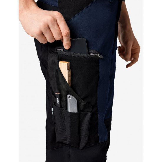 Leo, werkbroek, elastisch, marine-zwart Leo, werkbroek, elastisch, marine-zwart