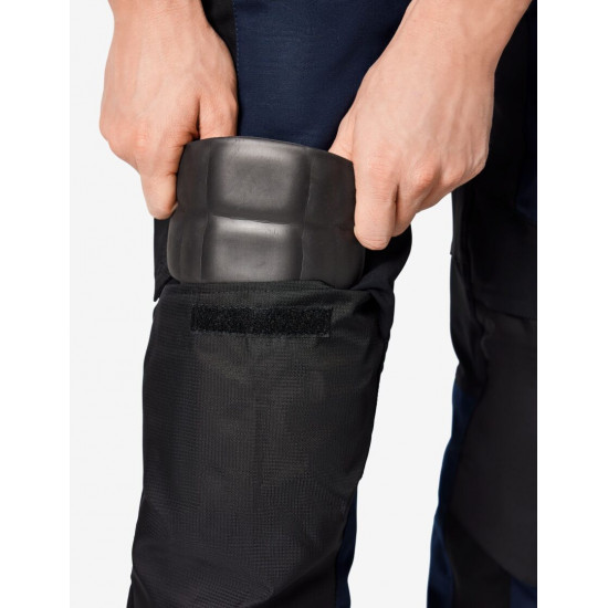 Leo, werkbroek, elastisch, marine-zwart Leo, werkbroek, elastisch, marine-zwart