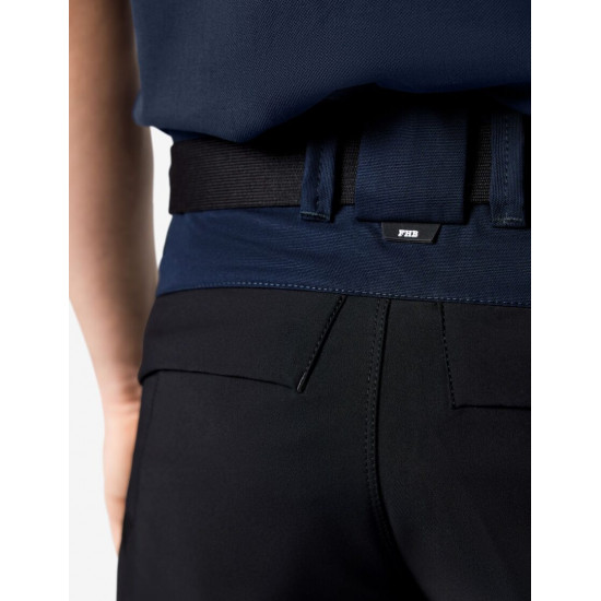 Leo, werkbroek, elastisch, marine-zwart Leo, werkbroek, elastisch, marine-zwart