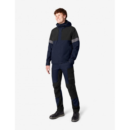 Leo, werkbroek, elastisch, marine-zwart Leo, werkbroek, elastisch, marine-zwart