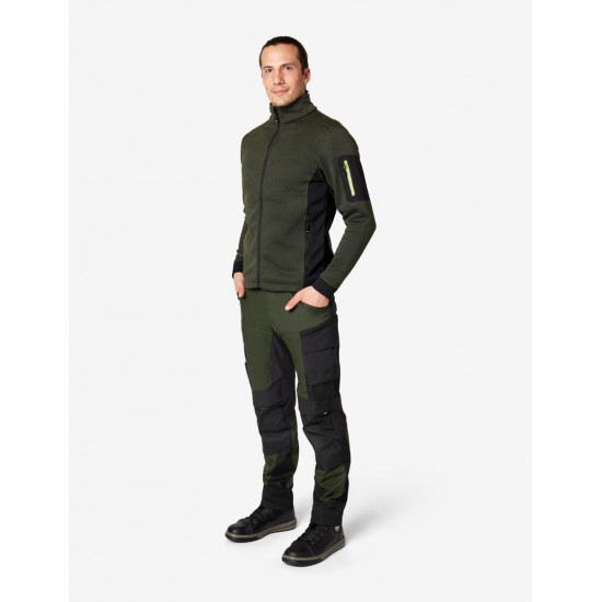 Leo, werkbroek, elastisch, olijf-zwart Leo, werkbroek, elastisch, olijf-zwart