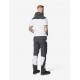 Leo, werkbroek, elastisch, wit-antraciet
