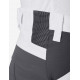 Leo, werkbroek, elastisch, wit-antraciet