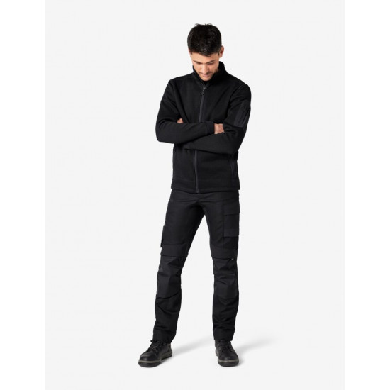 Leo, werkbroek, elastisch, zwart Leo, werkbroek, elastisch, zwart
