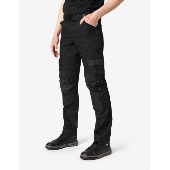Leo, werkbroek, elastisch, zwart Leo, werkbroek, elastisch, zwart