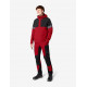 Leo, werkbroek, elastisch, rood-zwart Leo, werkbroek, elastisch, rood-zwart