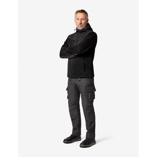 Maximilian, shoftshell jas, zwart Maximilian, shoftshell jas, zwart