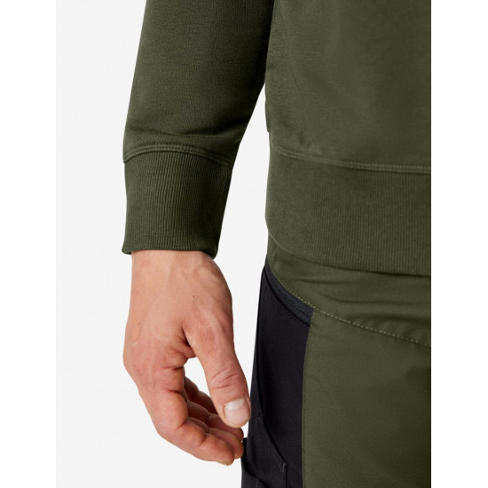 Piet, sweatshirt, olijf Piet, sweatshirt, olijf