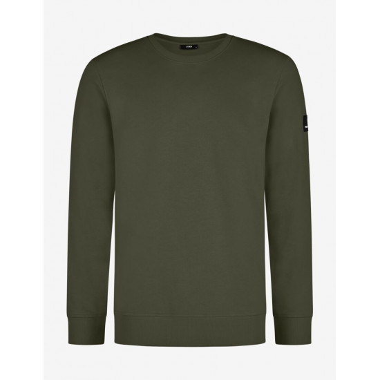 Piet, sweatshirt, olijf Piet, sweatshirt, olijf