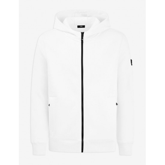 Quentin, sweatjas met capuchon, wit Quentin, sweatjas met capuchon, wit