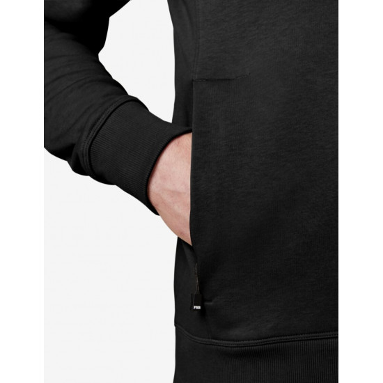 Quentin, sweatjas met capuchon, zwart