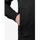 Quentin, sweatjas met capuchon, zwart