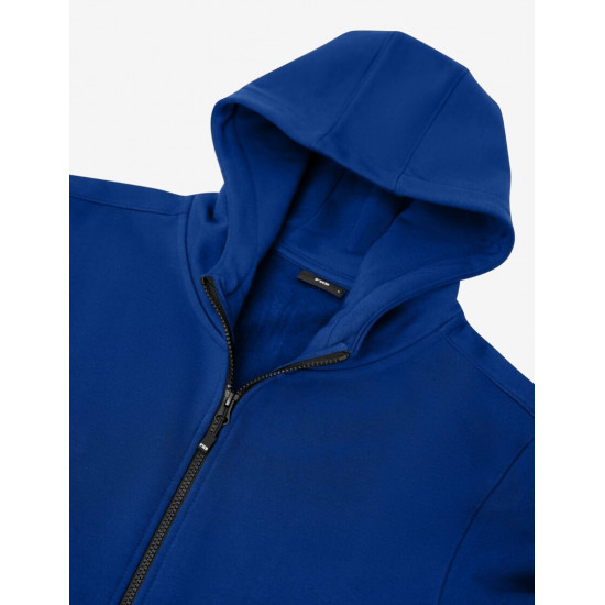 Quentin, sweatjas met capuchon, korenblauw Quentin, sweatjas met capuchon, korenblauw