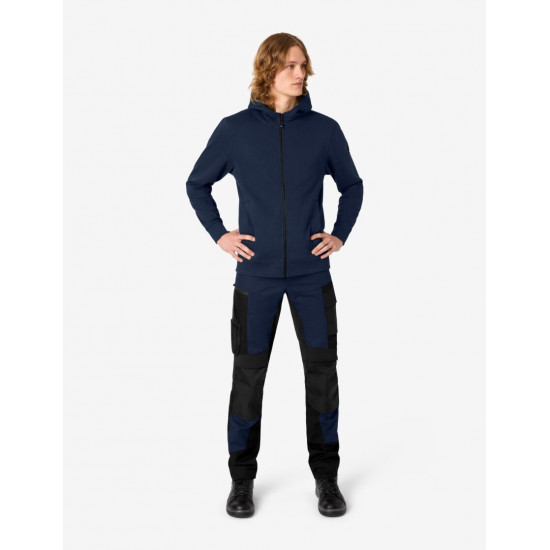 Quentin, sweatjas met capuchon, marine Quentin, sweatjas met capuchon, marine