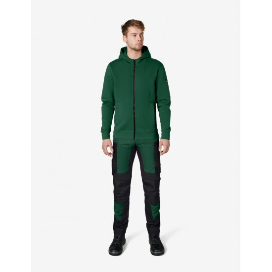 Quentin, sweatjas met capuchon, groen
