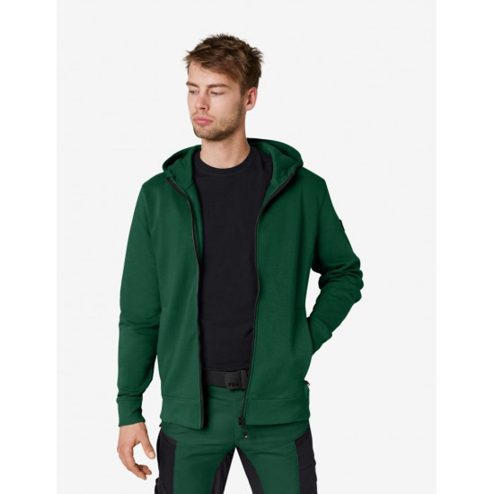 Quentin, sweatjas met capuchon, groen