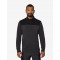 Rob, sweatshirt met rits, antraciet-zwart