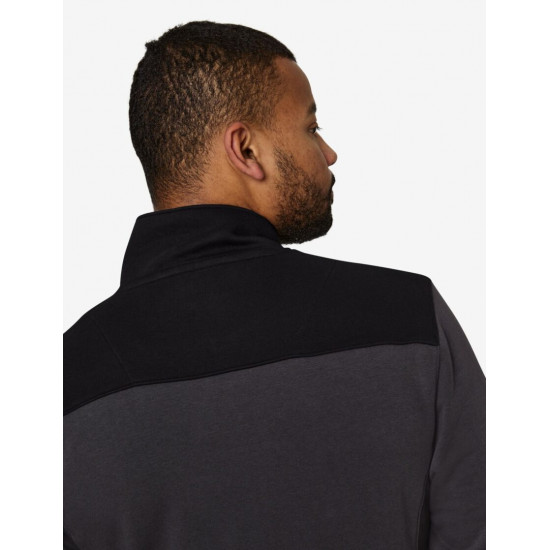 Rob, sweatshirt met rits, antraciet-zwart Rob, sweatshirt met rits, antraciet-zwart