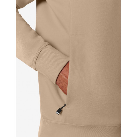 Rob, sweatshirt met rits, beige-zwart Rob, sweatshirt met rits, beige-zwart
