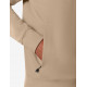 Rob, sweatshirt met rits, beige-zwart Rob, sweatshirt met rits, beige-zwart