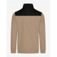 Rob, sweatshirt met rits, beige-zwart Rob, sweatshirt met rits, beige-zwart