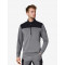 Rob, sweatshirt met rits, grijs-zwart
