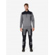 Rob, sweatshirt met rits, grijs-zwart Rob, sweatshirt met rits, grijs-zwart