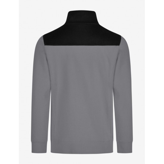 Rob, sweatshirt met rits, grijs-zwart Rob, sweatshirt met rits, grijs-zwart