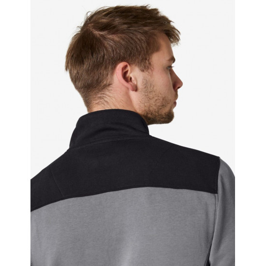 Rob, sweatshirt met rits, grijs-zwart Rob, sweatshirt met rits, grijs-zwart