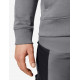 Rob, sweatshirt met rits, grijs-zwart Rob, sweatshirt met rits, grijs-zwart