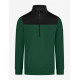 Rob, sweatshirt met rits, groen-zwart Rob, sweatshirt met rits, groen-zwart