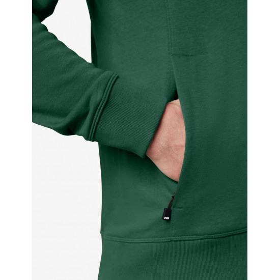 Rob, sweatshirt met rits, groen-zwart Rob, sweatshirt met rits, groen-zwart