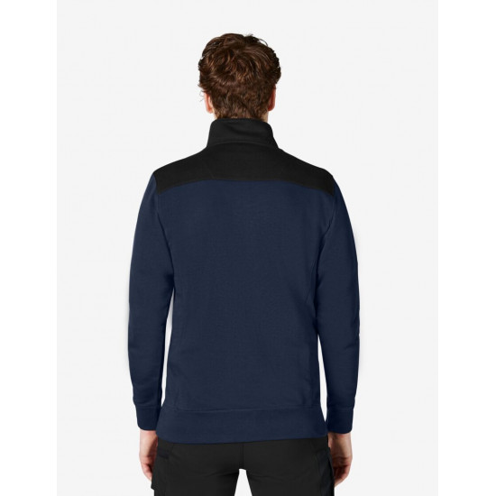 Rob, sweatshirt met rits, marine-zwart Rob, sweatshirt met rits, marine-zwart
