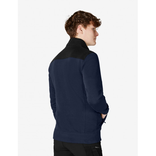 Rob, sweatshirt met rits, marine-zwart Rob, sweatshirt met rits, marine-zwart